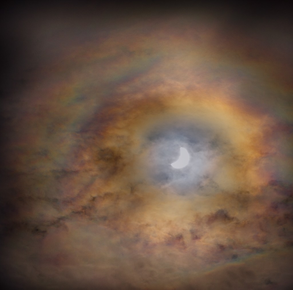 Eclipse seen from Dartmoor March 20th 2015