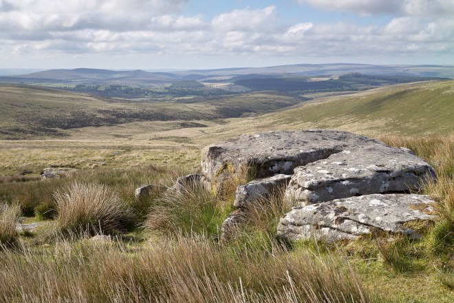 Sittaford Tor toward Bellever Tor